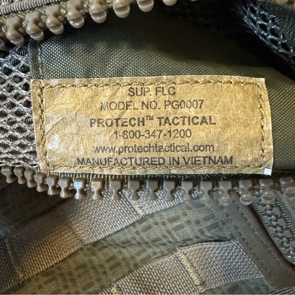 PROTECH | Tactical Olive Vest Adjustable Military Gear - Picture 15 of 15